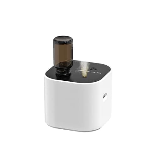 Waterless Essential Oil DiffuserPortable Scent Diffuser with Battery Operated3 Mist ModesFast ChargingMini Aromatherapy Diffusers for HomeBedroomOfficeIncludes 10ml Essential OilWhite