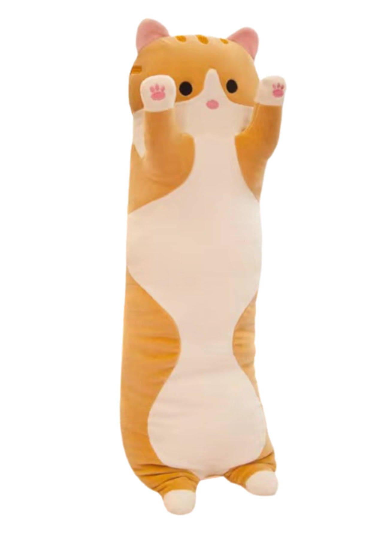 50 CM Cute Column Cat Plush Toy Soft Stuffed Animal Doll For Girls And Boys All Ages Gift