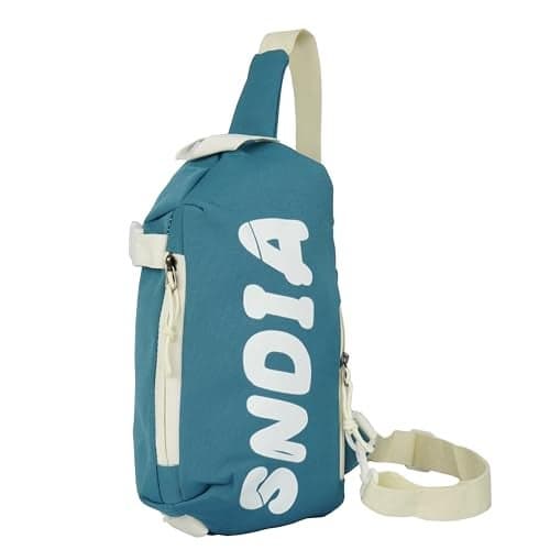SNDIA Sling Bag for Men Stylish Crossbody Backpack for Men & Women, Messenger Bags, Casual Shoulder Bag, Chest Bag (Teal, 31x15x18cm)
