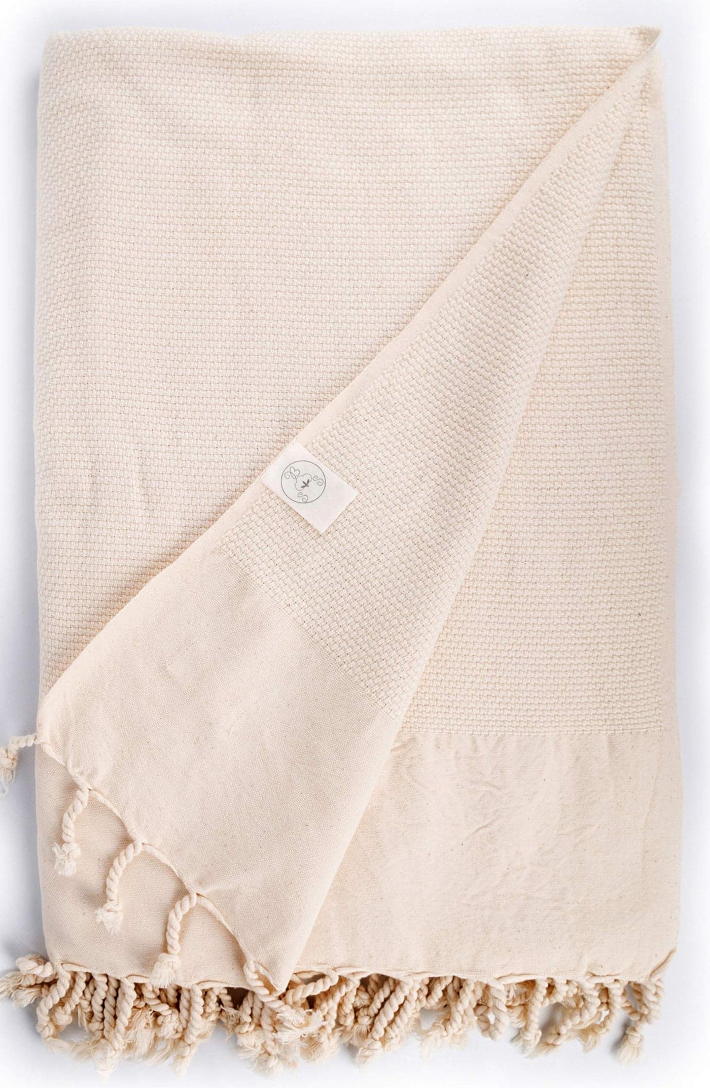 Bersuse 100 Cotton Ventura XL Throw Blanket for Couch 100 Cotton 60x90 Inches Ivory
