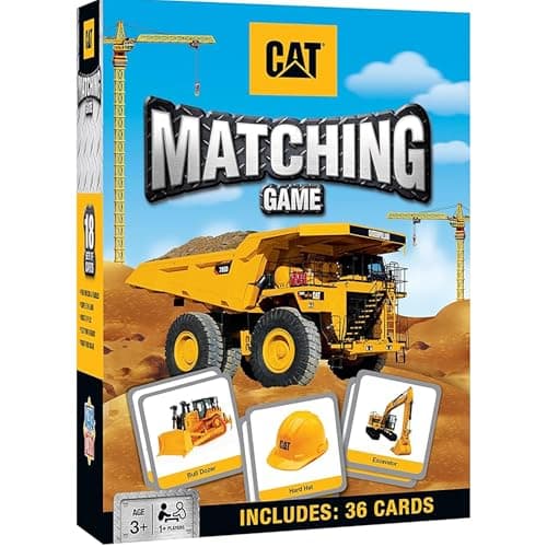 MasterPieces Officially Licensed CAT Picture Matching Card Game for Kids and Families