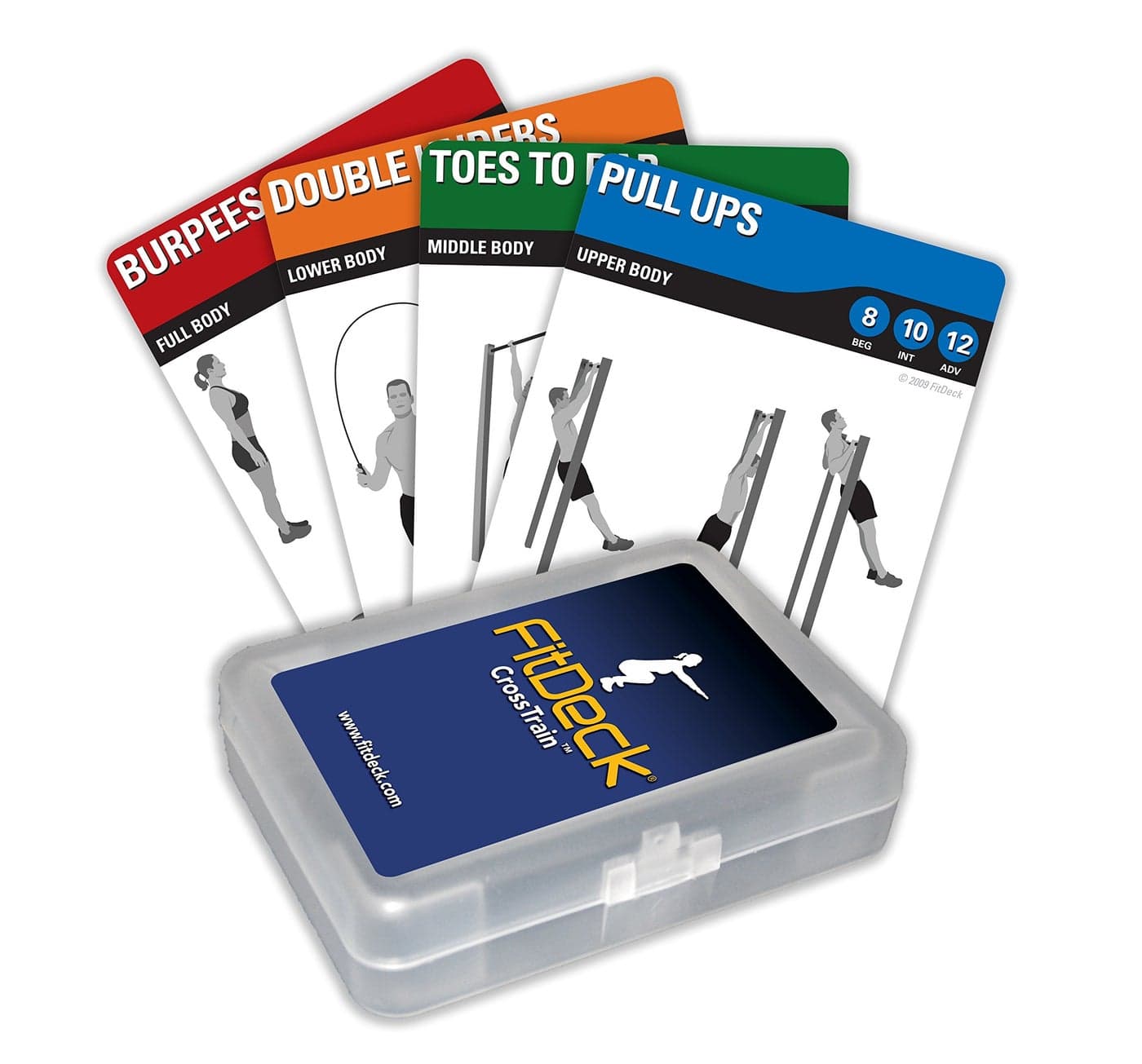 FitDeck Exercise Playing Cards for Guided Fitness Equipment Workouts, Crosstrain
