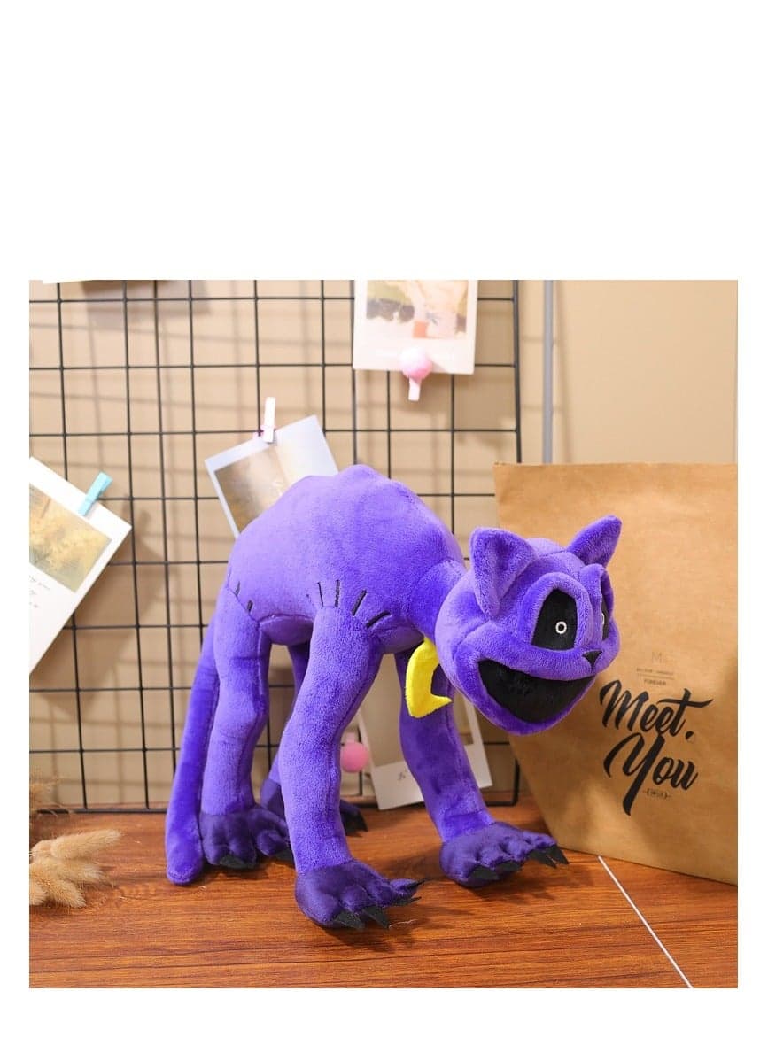 Smiling Critters Chapter 3 CatNap Plush Cartoon Monster Game Smiling Critters Series Figure Plush Doll for Kids Adults Fans Holiday Gift 30CM(1pcs)