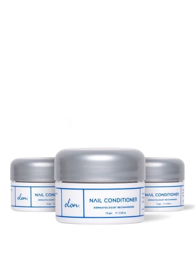 Lanolin-Rich Nail Strengthener, Conditions Nails & Protects Cuticles, Recommended by Dermatologists & Podiatrists 3 Pack (7.5g jar)
