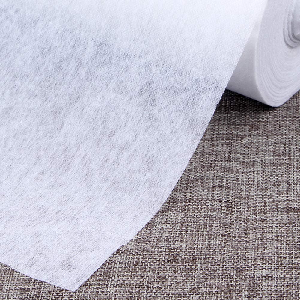 Nonwoven Interfacing for Sewing Iron On Single Side Lightweight Fusible InterfacingWidth 3937White3937x656 Yard