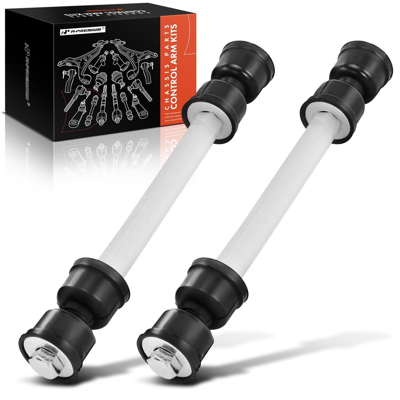 APremium 2 x Front or Rear Sway Bar Links Stabilizer Bar Links Compatible with Ford Explorer Sport Trac Mustang GMC Sierra Yukon Savana Cadillac Escalade Lincoln Mark VII Mercury Zephyr