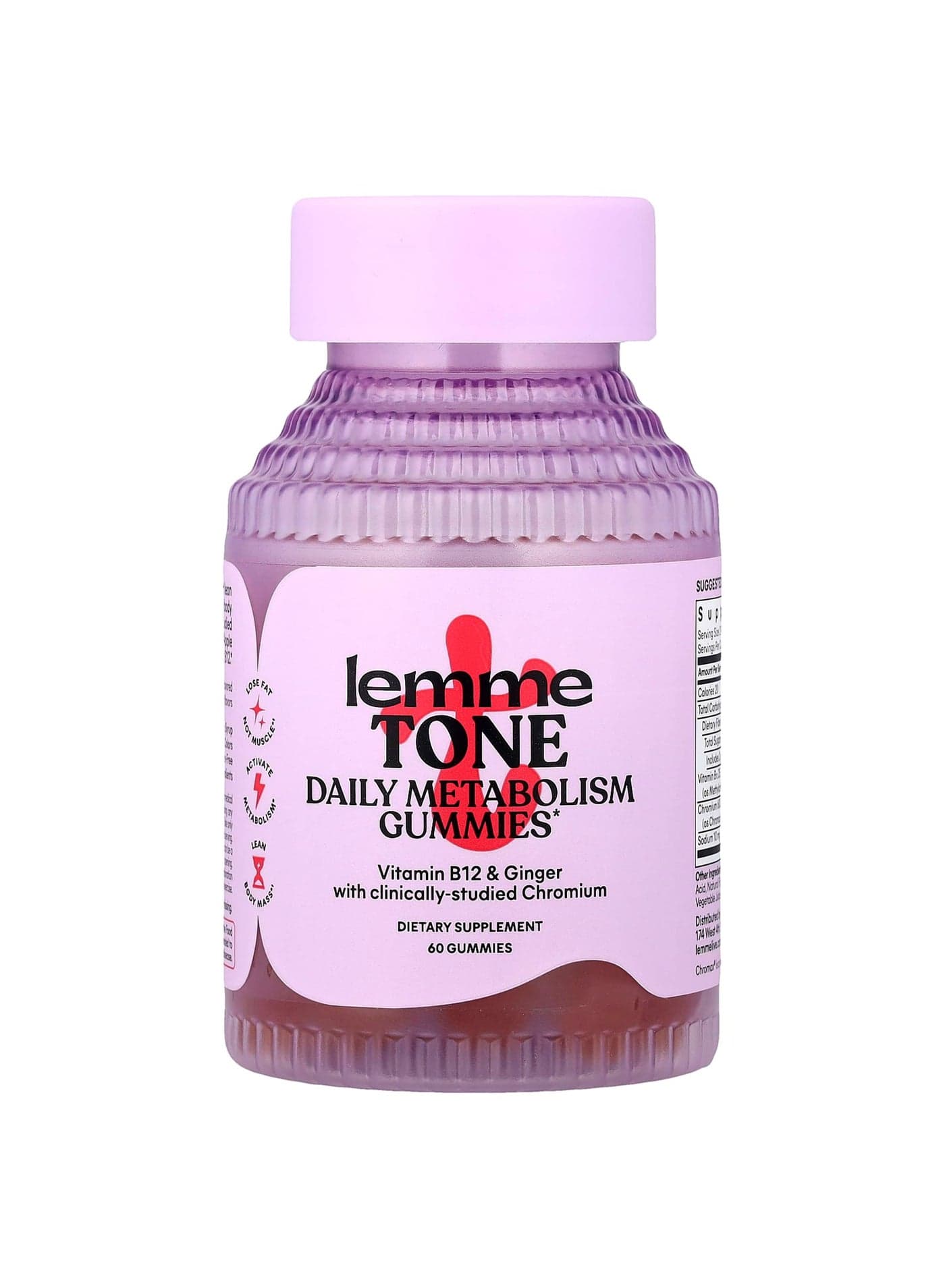 Tone, Daily Metabolism Gummies, Watermelon Apple, 60 Gummies