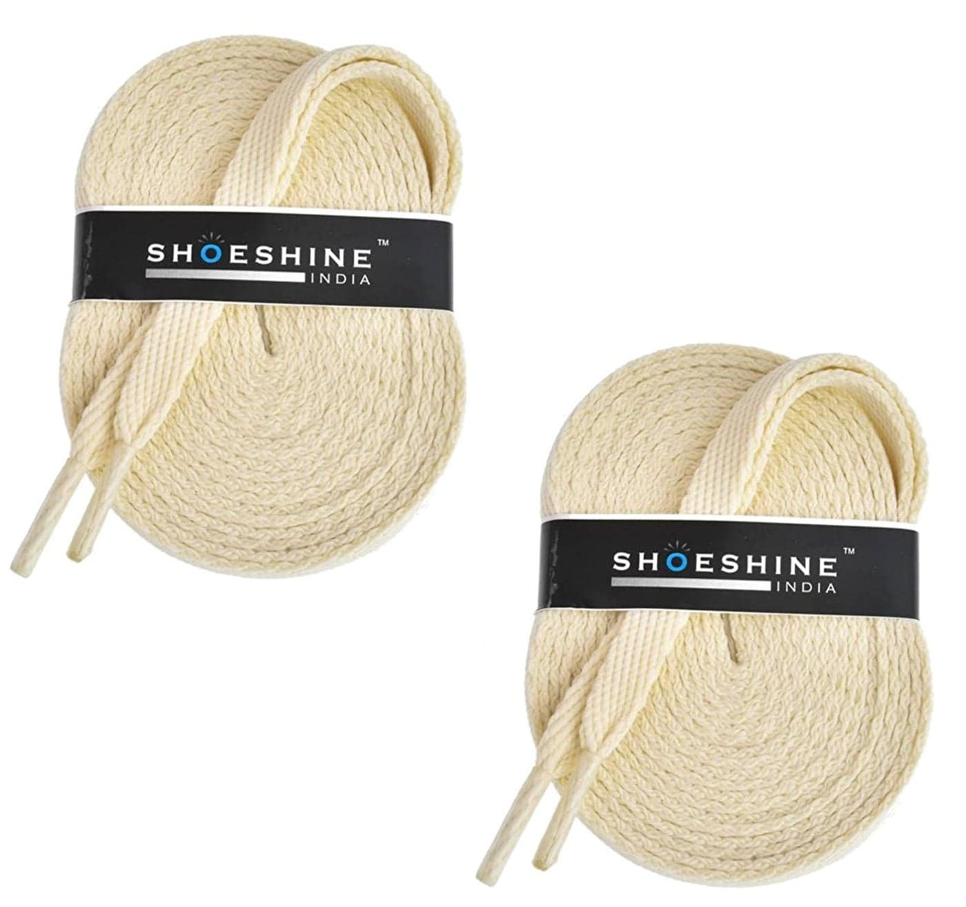 SHOESHINE Shoe Lace for Sport and Sneakers Flat boot Strings for Gym, Running, Athletic Men, Women & Kids Shoes -150cm (Pack of 2 Pairs)