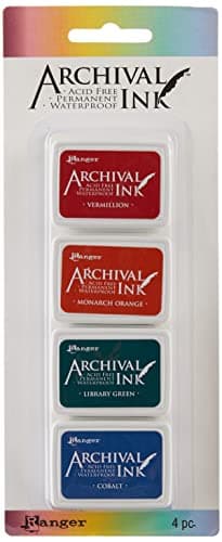 Ranger RGRAIMK.57673 Archival Mini Ink Pad Set 1 Archival Ink Pad Set Mini 1