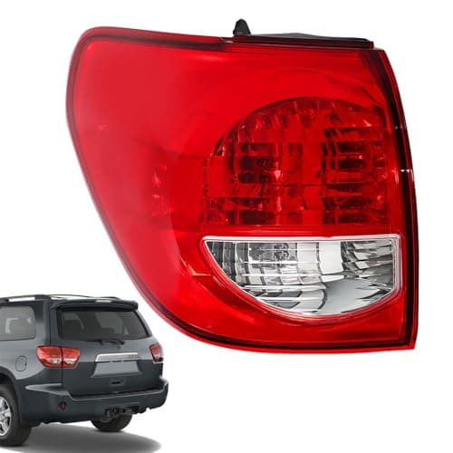 SEBLAFF Tail Light Assembly Left Side Replacement for S-equoia 2008-2017 Outer LH Tail Lamp 815600C080
