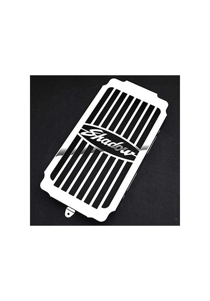 Motorcycle Upgrader Radiator Cover Shrouds Bezel Grille Guard for Honda VT 1100 Shadow Spirit Sabre 1987-2007 Chrome