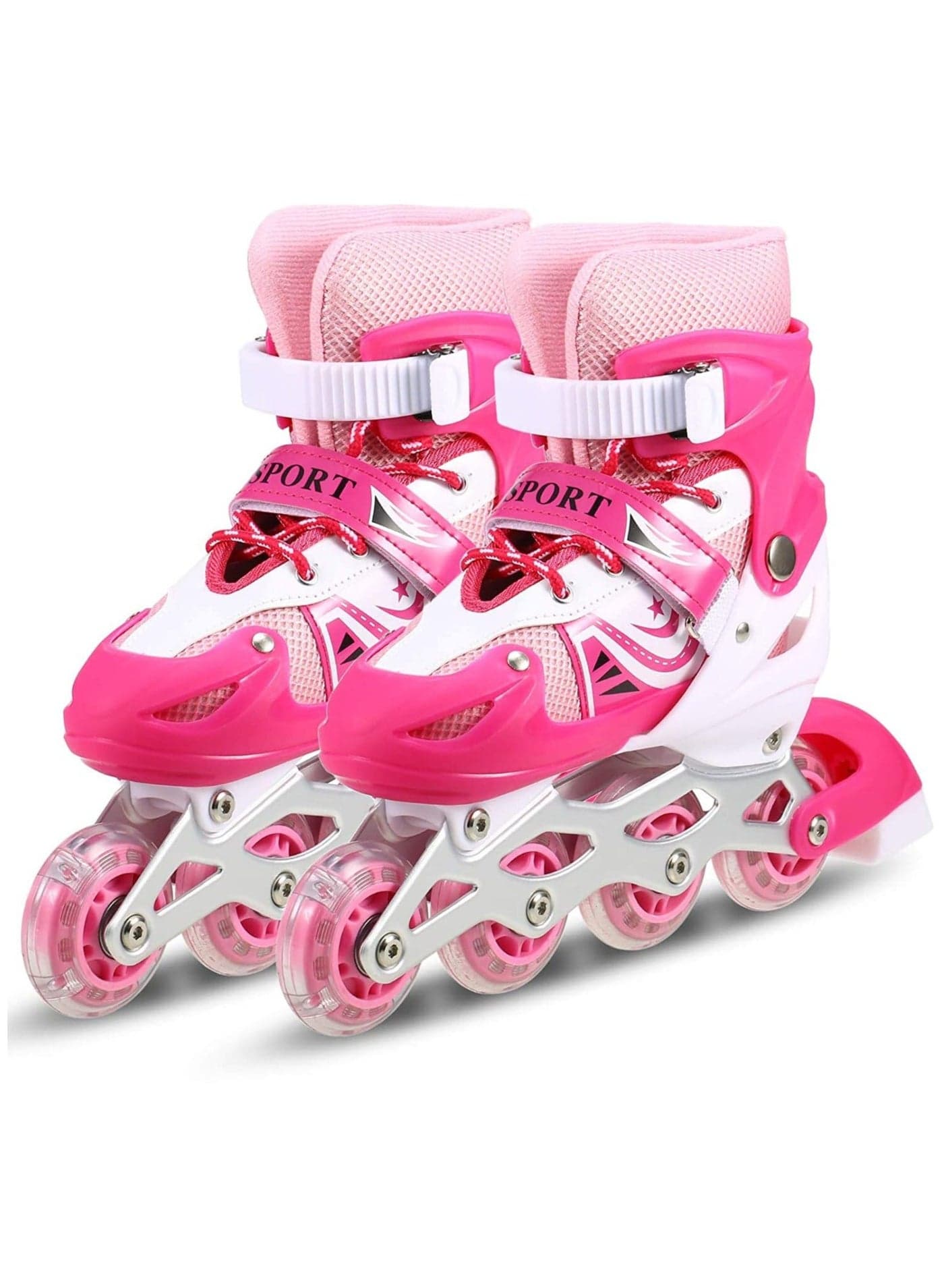 Adjustable Inline Roller Skates Men and Women Flat Flower Skates Professional Single Row Fancy Roller Skates Inline Skater Beginners
