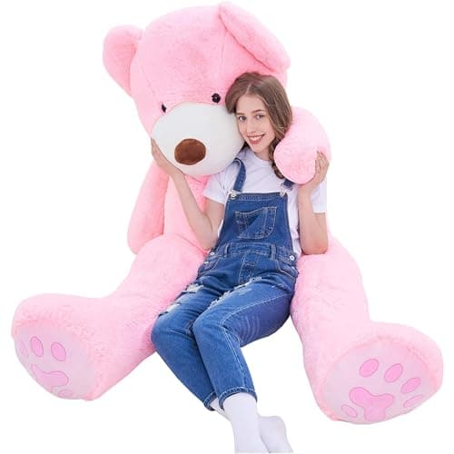 IKASA Giant Teddy Bear Plush Toy Stuffed Animals Pink 78 inches