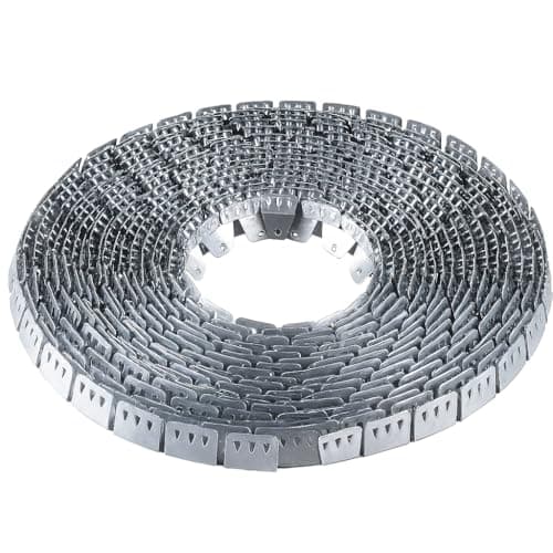 32ft Upholstery Metal Flexible Tack Strip for Furniture, Chairs, Sofas – Curve-Ease Grip for Easy Installation