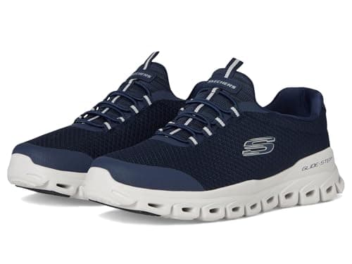 Skechers Men's Glide-Step Sylo Sneaker, Navy, 8 Wide
