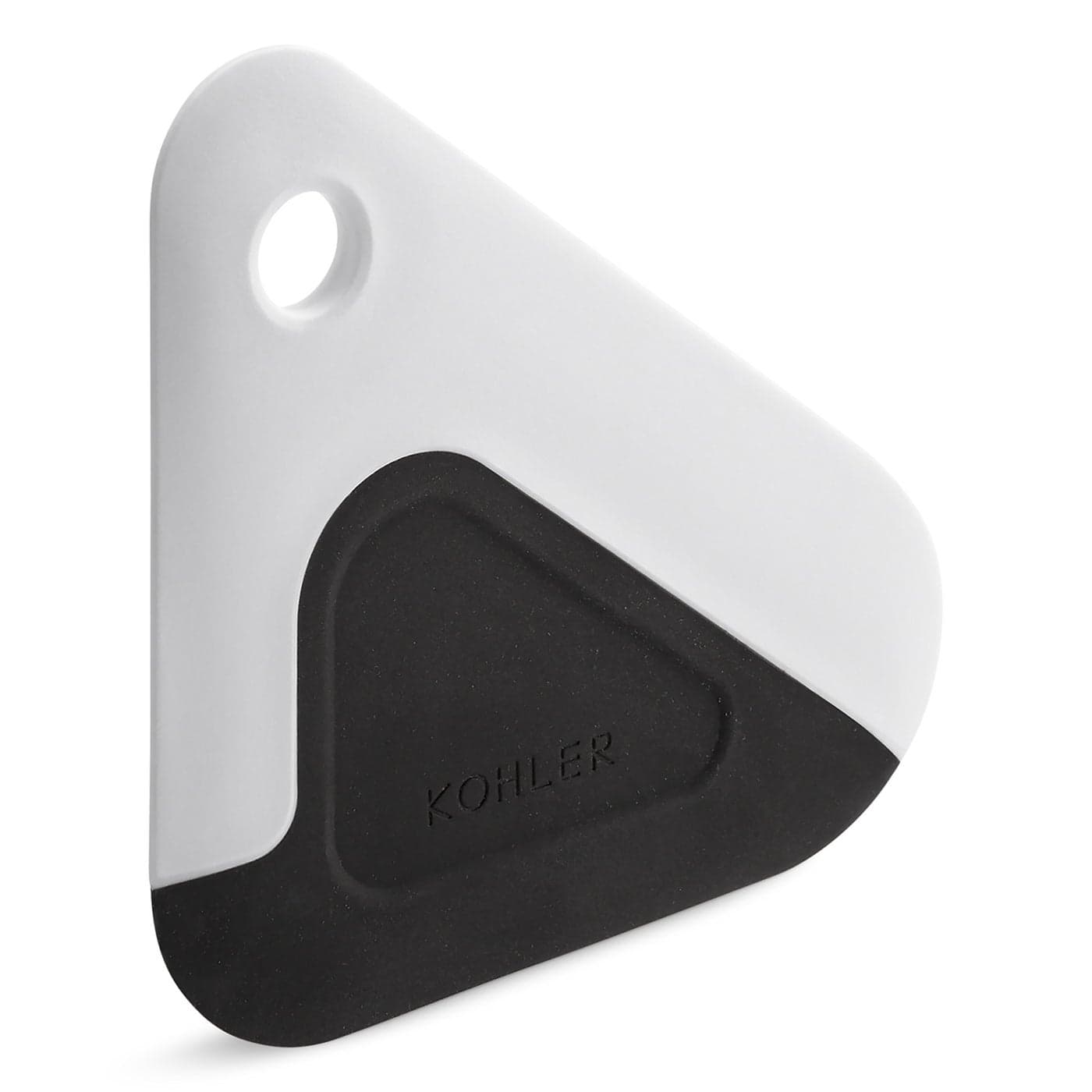 KOHLER K86240 Kitchen Pot and Pan Dish Scraper Silicone and Nylon Heat Resistant White and Charcoal One Size