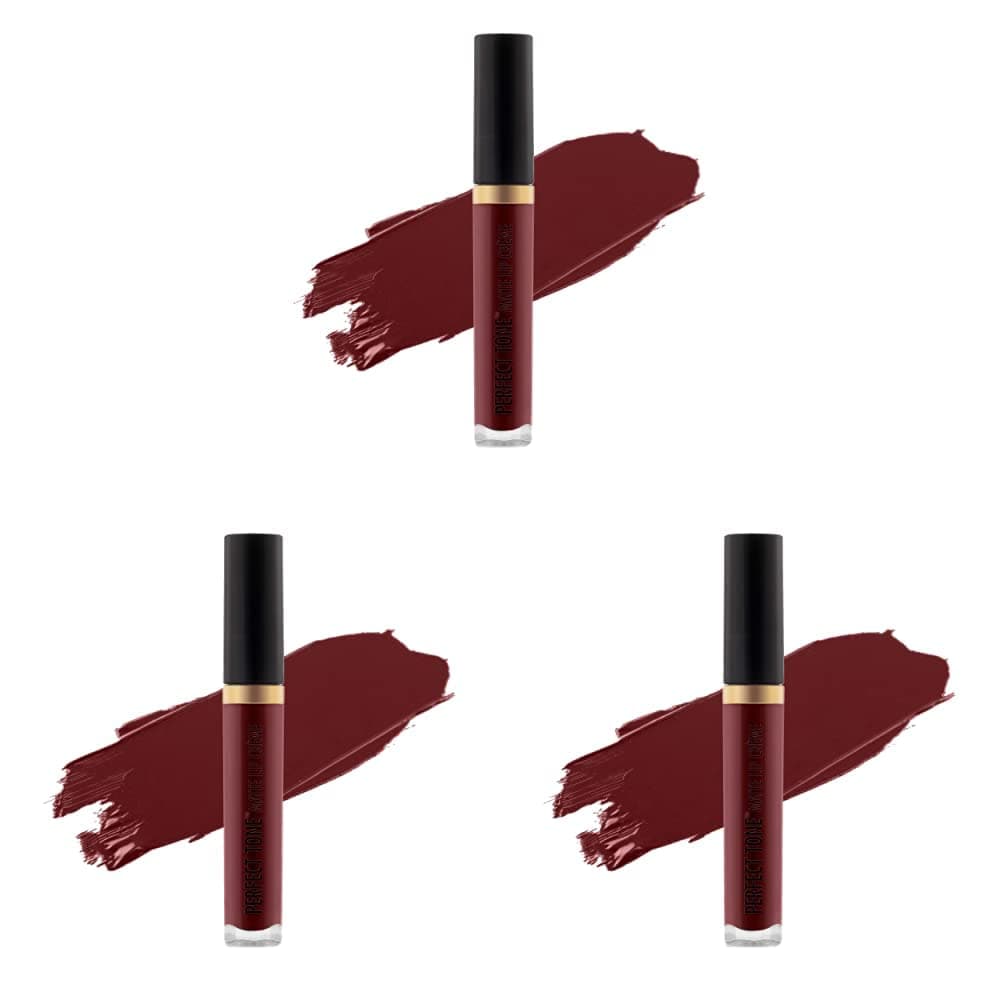 Black Radiance Perfect Tone Matte Liquid Lipstick Lip Crme Pretty Sexy Pack of 3