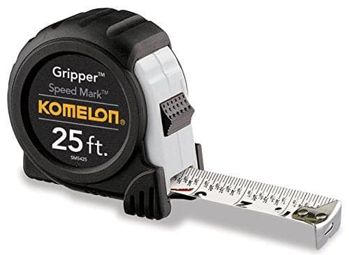 Komelon Usa Sm5425 25' X 1" White Speed Mark Tape Measure 4-Pack