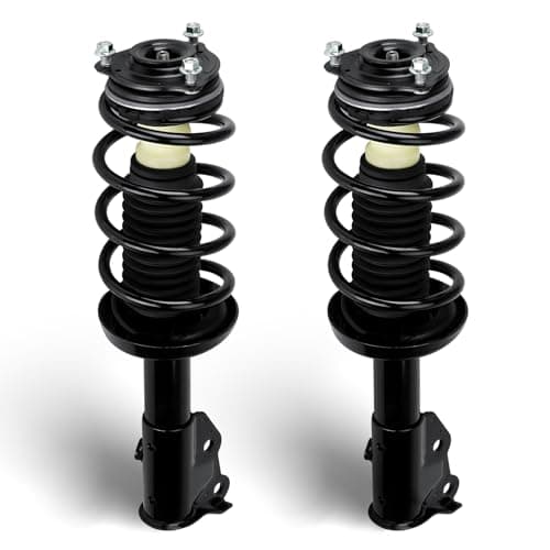 Front Pair Struts w/Coil Spring Assembly Shock Absorber Fit for Honda Civic 2006-2011 DX EX LX 1.8L Coupe (Exc. Si, Hybrid, Gx), Replace for 172285 172284