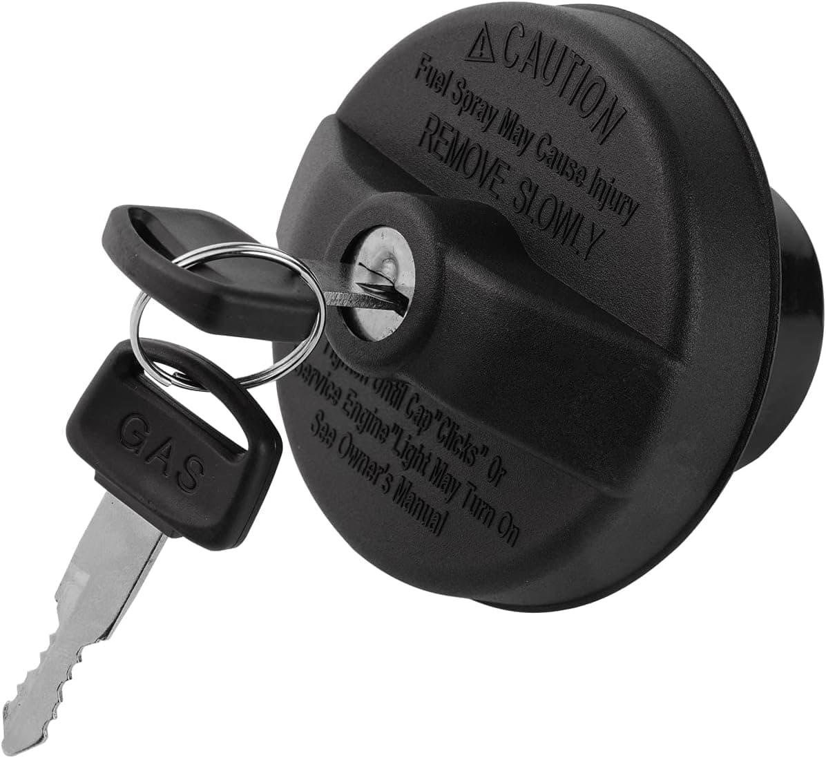 Forccord Custom Fit Regular Locking Fuel Cap - Black Replacement #10510