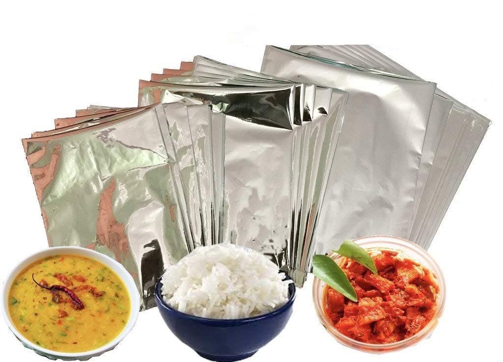 Aluminum Silver Foil Plastic Pouches Storage Bags for PackingParcel Hot Foods Multipurpose Use for HomeHotelRestaurant 9x12 inchPack of 100