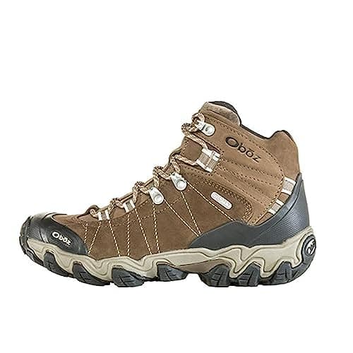 Oboz Women's Bridger Mid B-DRY Hiking Boot, Walnut, 10