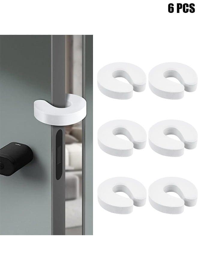 Finger Pinch Guard - 6PCS. Child Proofing Doors Made Easy with Soft Yet Durable Foam Door Stopper. Prevents Finger Pinch Injuries, Slamming Doors, and Baby or Pet from Getting Locked in Room