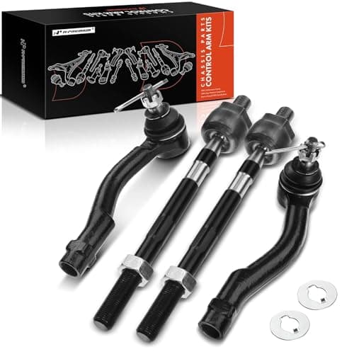 A-Premium Set of 4, Front Inner & Outer Tie Rod End Kit, Compatible with Kia Sportage 2005-2010, Hyundai Tucson 2005-2009
