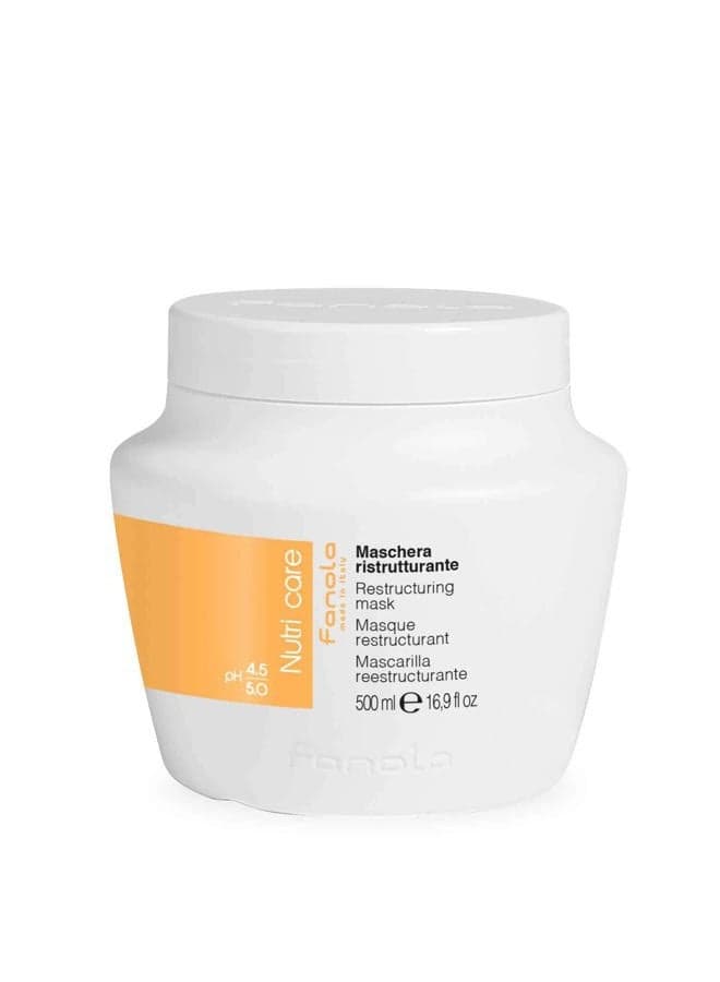 Nutri Care Restructuring Hair Mask 16.9 oz - Deep Hair Conditioning Mask for Chemically Treated & Damaged Hair - Moisturizing + Hydrating for Easy Detangling on Dry, Frizzy & Thick Hair