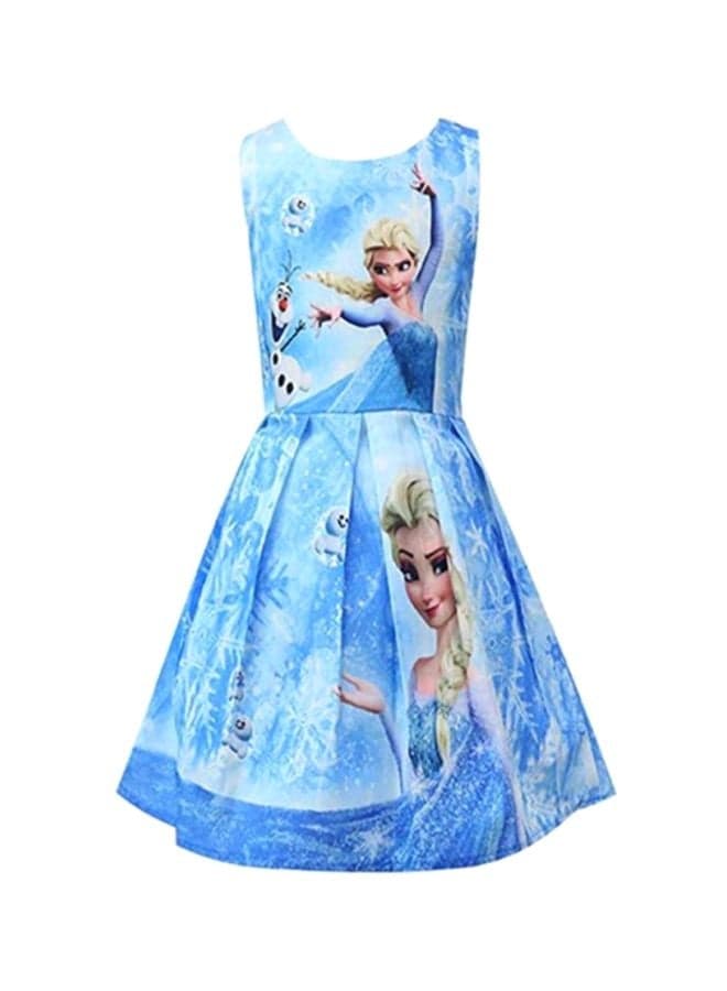 Princess Elsa Party Costume 100cm