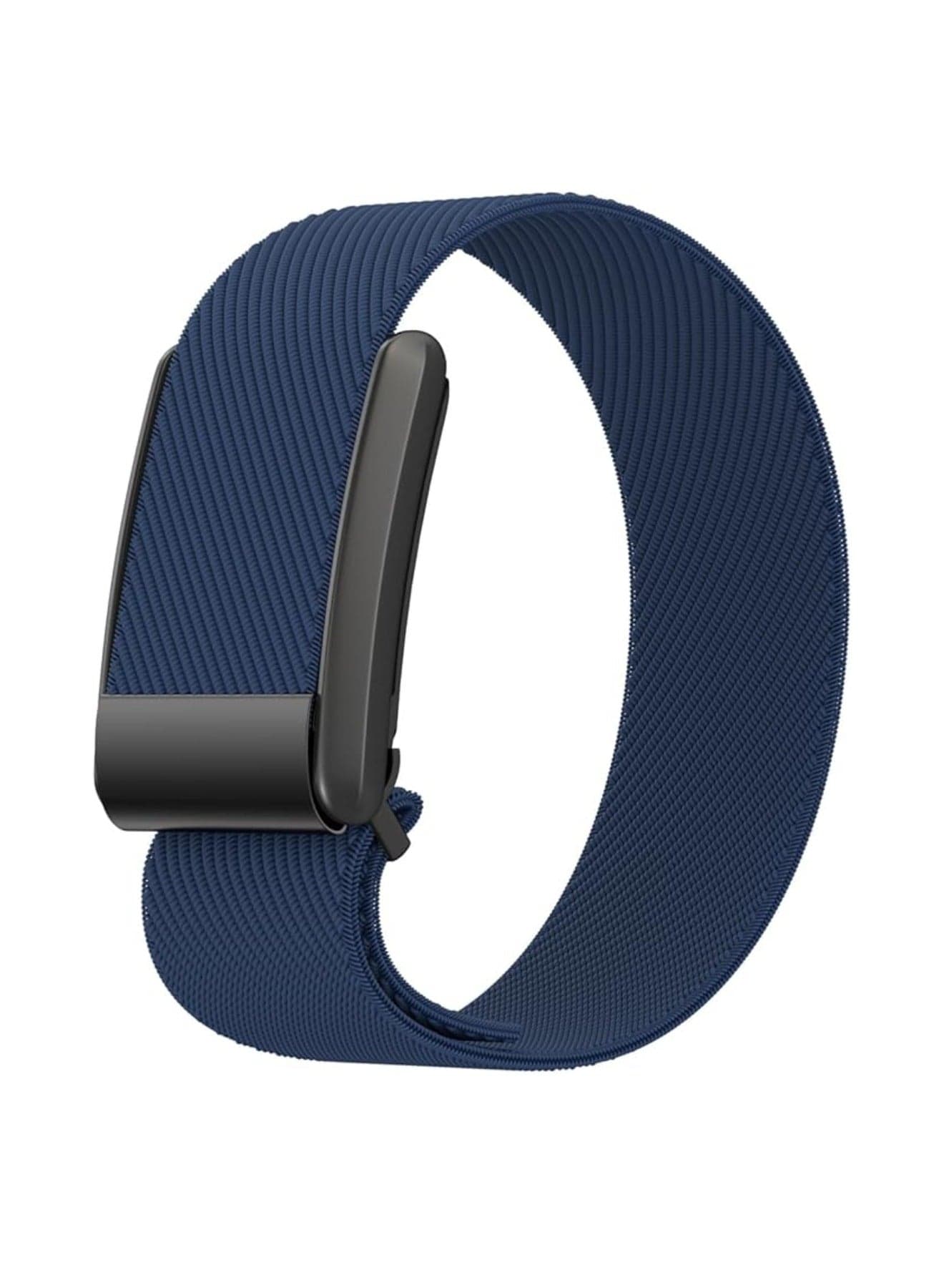 Stretchy Nylon Replacement Band Compatible with Whoop 5.0 Band Adjustable Wristband Replacement Strap, Stylish Affordable Replacement Strap, Premium Quality, Comfortable, Breathable Durable (Midnight Blue)