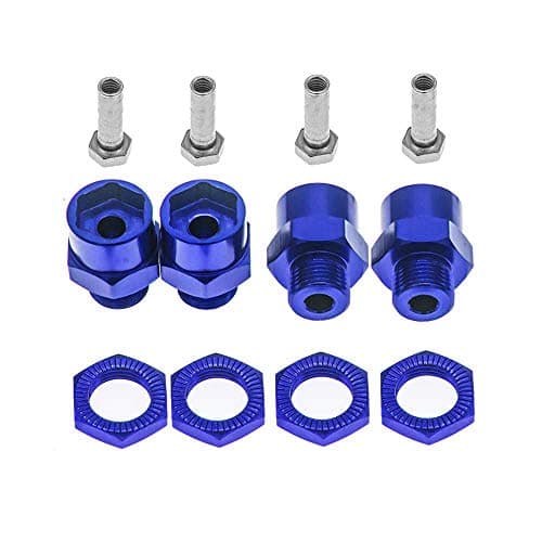 GTHELE 12mm to 17mm Wheel Hex Hub Adapter Extension Conversion for 110 RC Car and Upgrade 18 Tires