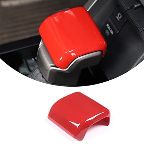 TongSheng ABS Car Console Gear Gear Shift Knob Head Protection TrimShift Gear Protection TrimCompatible with Toyota Tundra Sequoia 20222025 Tacoma 2024 2025 Interior Accessories Red