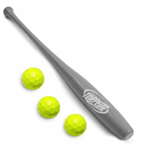 BLITZBALL Torpedo Set Includes 3 Official Brand Balls 1 Torpedo Bat Made in USA