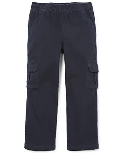 The Children's Place Boys Pull on Cargo Pants,New Navy Single,6S