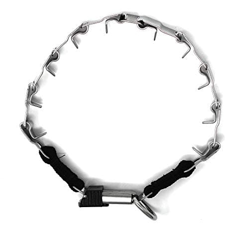 Herm Sprenger Neck Tech Stainless Steel Prong Dog Training Collar with Quick Release Buckle Pet Pinch Collar No-Pull Collar for Dogs Made in Germany 19 inches