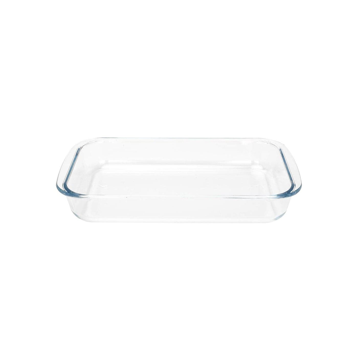 FOYO Basics Tempered Glass Baking Dish 2 Quart Clear Oblong Dish Set Casserole Dish Cooking Oven Bake