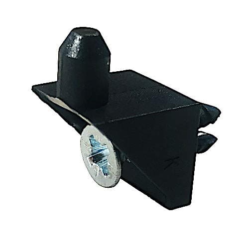 ReplacementScrews Black Shelf Support Pins Compatible with IKEA Part 139199 Pax KOMPLEMENT Pack of 8