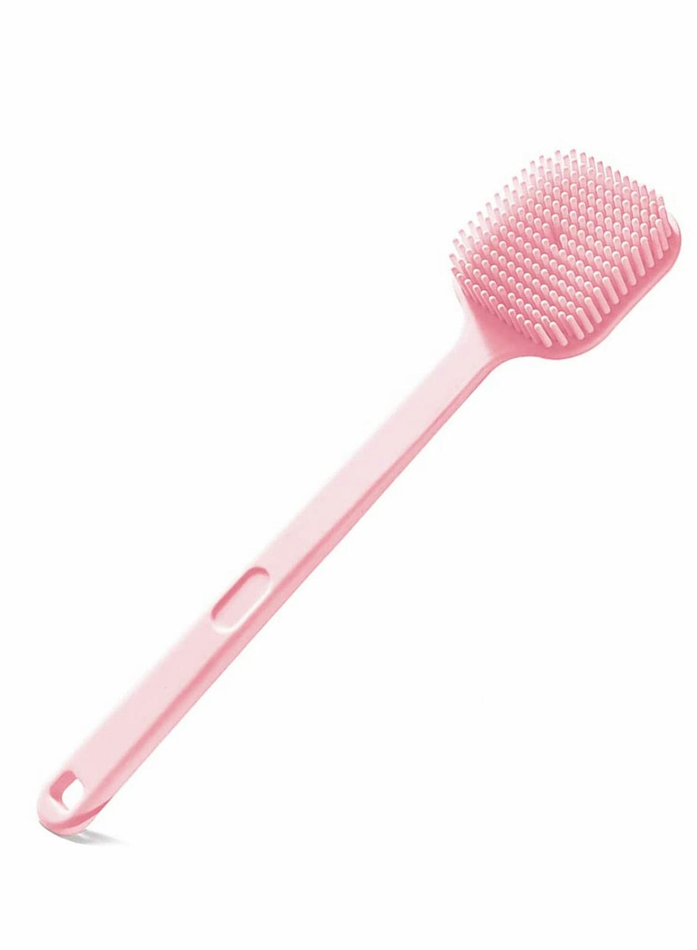 Shower Brush Silicone Back Long Handle for