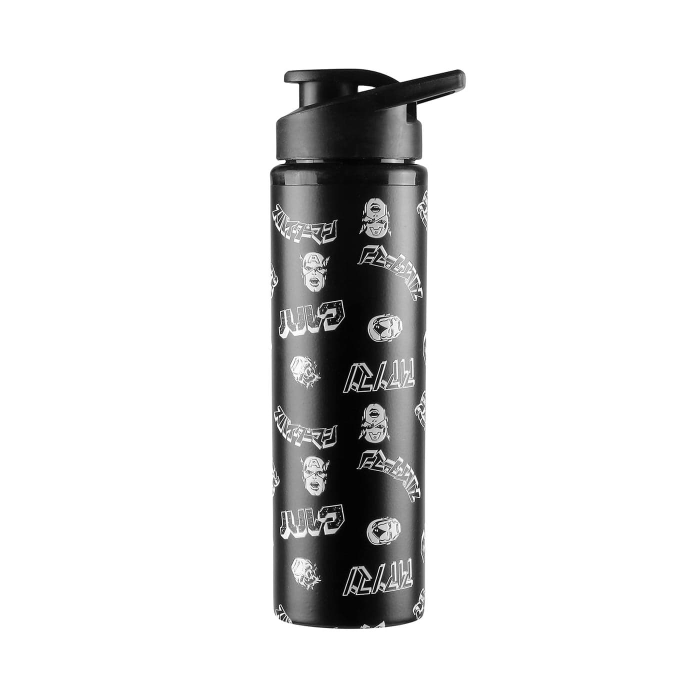 Marvel SpiderMan Insulated Vaccume Steel Water Bottle for Unisex Adults Boys and Girls 750ml Black AZ273