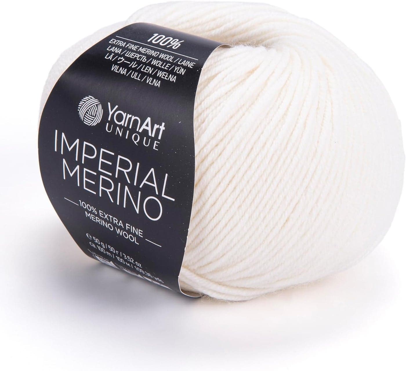 YarnArt Unique Imperial Merino Yarn 100 Merino Wool Yarn for Knitting Luxurious and Soft Yarn for Hand Knitting Crocheting 176 oz50g 109 yds100 Meters Extra Fine Merino Wool 3302
