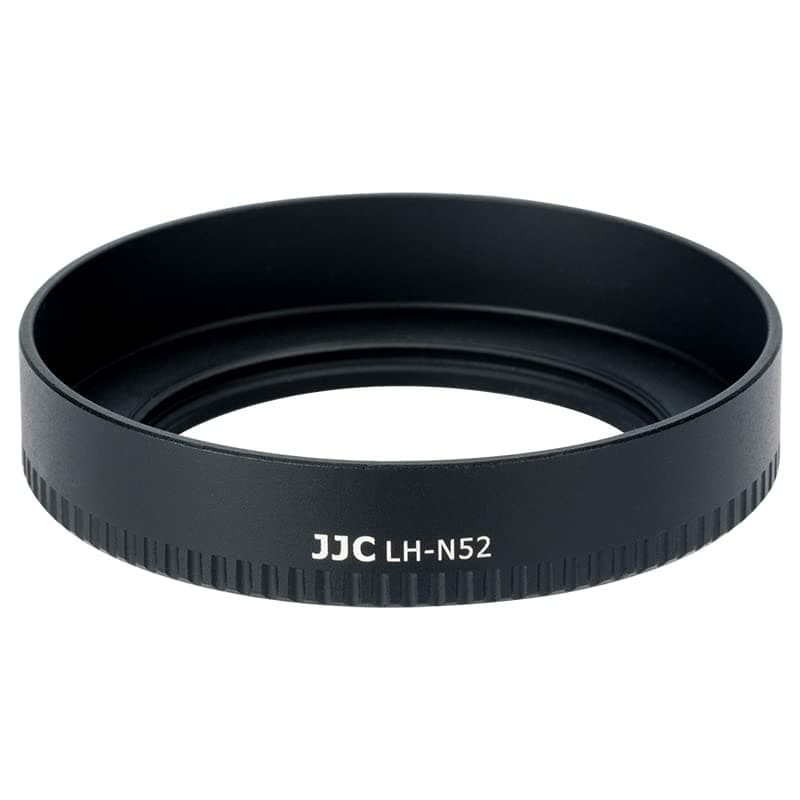 JJC Metal Screwin Lens Hood Shade for Nikon NIKKOR Z 40mm f2 Lens and NIKKOR Z 28mm f28 Lens on Nikon Z30 Z50 Z fc Z6 Z7 Compatible with 52mm Filter and Lens Cap