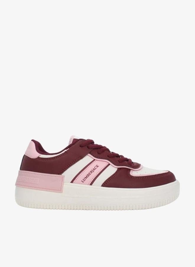 Women FREYA Colorblock Lace-Up Sneakers — 39