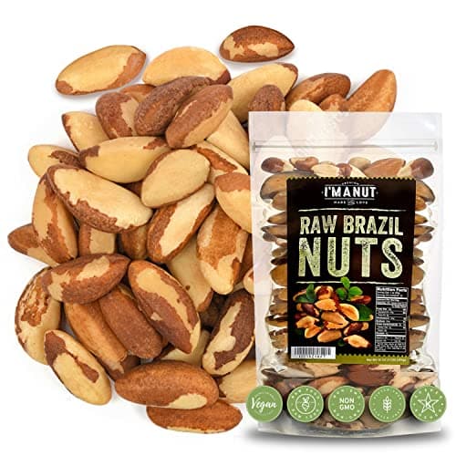 I’m A Nut Brazil Nuts, Raw, 16 oz (1 lb) | Distinct and Superior to Natrual | No PPO | Non GMO | Batch Tested Gluten & Peanut Free | Vegan and Keto Friendly | Fresh and Reasealable bag
