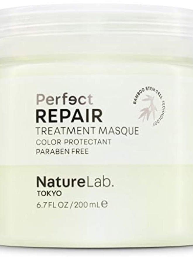Perfect Repair Treatment Masque: Heat and Color Protection, Hair Mask Treatment to Strengthen and Repair Dull, Damaged, Brittle Hair I 6.7 FL OZ / 200ml