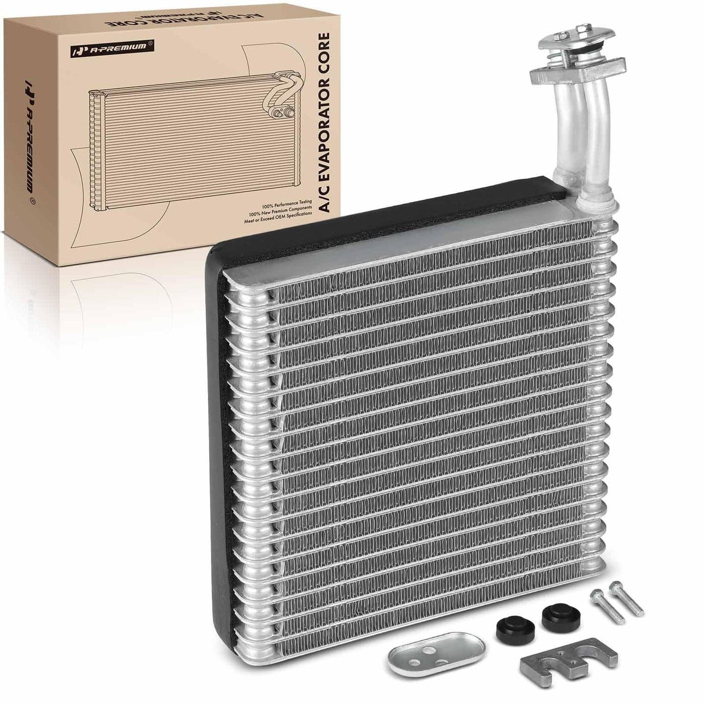 APremium Front AC Evaporator Core Compatible with Dodge Nitro 20072011 Jeep Liberty 20082011 with Pressing Plate
