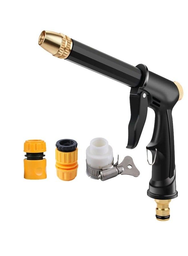 15 Meter Portable High Pressure Washer Gun, Handheld Pressure Washer with 4-in-1 Adjustable Nozzle Water Pump Washer for Car Home Garden