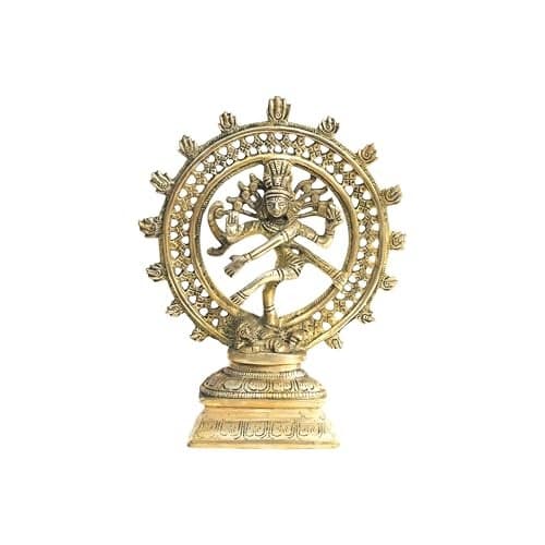 Vastu Vardan Brass Natraj Statue | Height-20 cm Aprrox. | Weight-1058 Gram Approx. | Vastu Idol for Home and Office | Zonal Placement-E/NW |