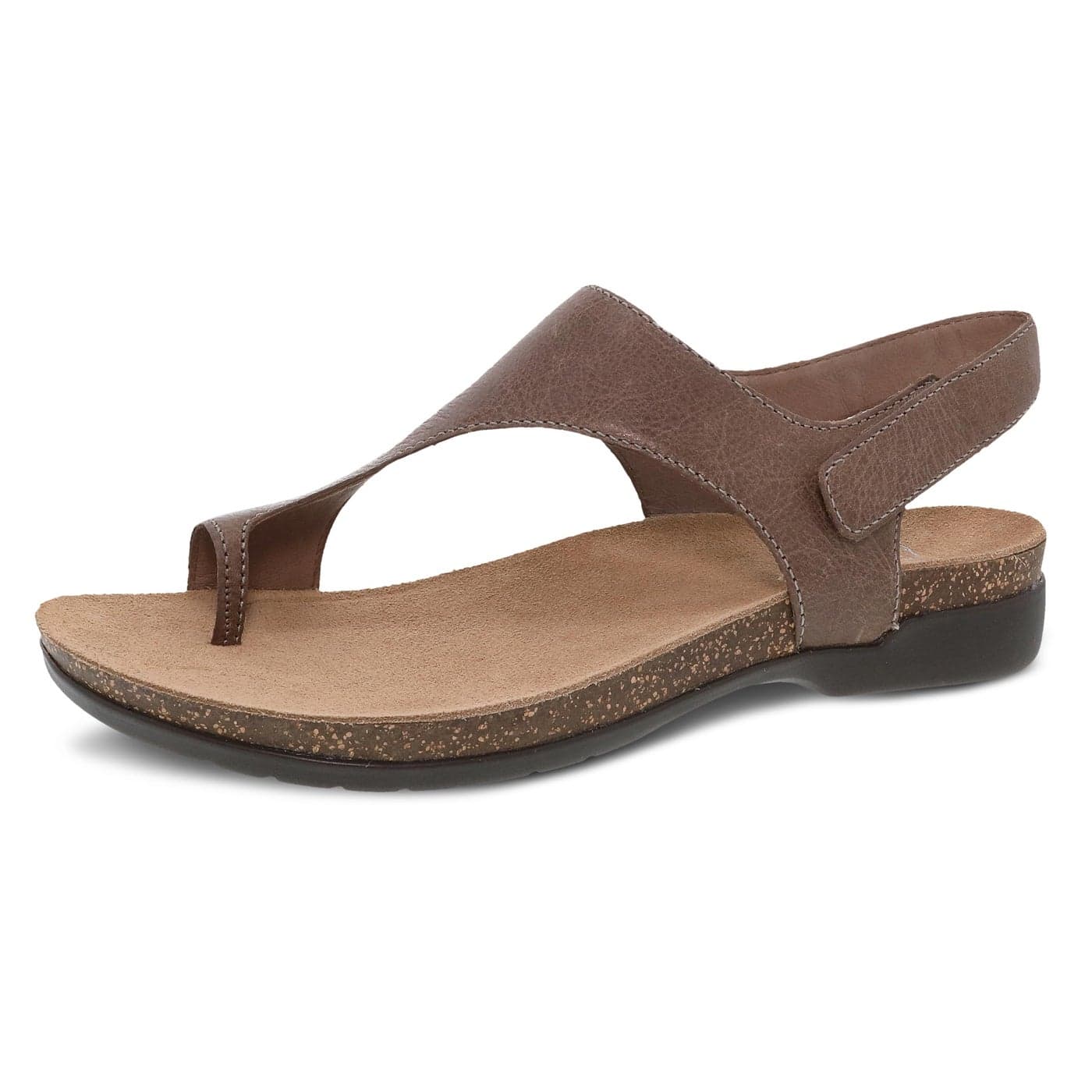 Dansko Reece Sandal for Women Memory Foam and Cork Footbed for Comfort and Arch Support Lightweight Rubber Outsole for LongLasting Wear Stone 657 M US