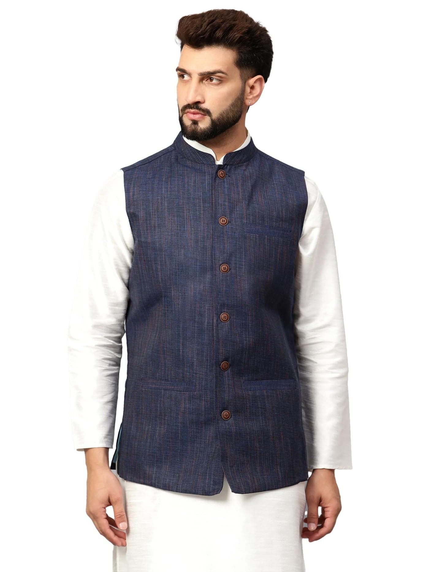 LATEST CHIKAN Men's Traditional Cotton Nehru Jacket/Waistcoat